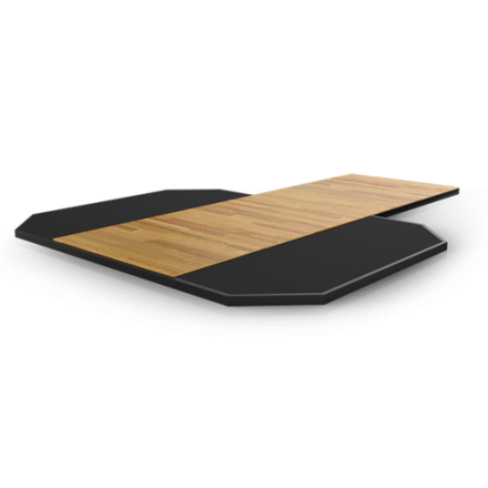 MATRIX MAGNUM MG-MR690P Платформа из спрессованной резины с деревянной вставкой оптом, фото 1