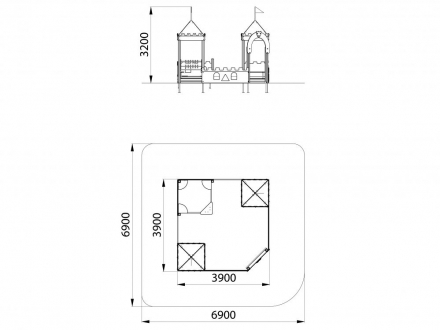 МФ 3.234 Песочный дворик без горки оптом, фото 2