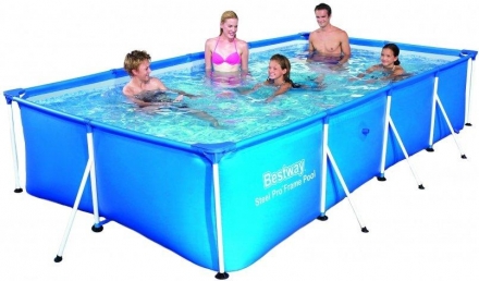 Бассейн каркасный прямоугольный Bestway 56405 (400х211х81см) оптом, фото 1