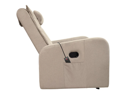 Кресло-реклайнер механический с массажем FUJIMO COMFORT CHAIR Ваниль оптом, фото 7
