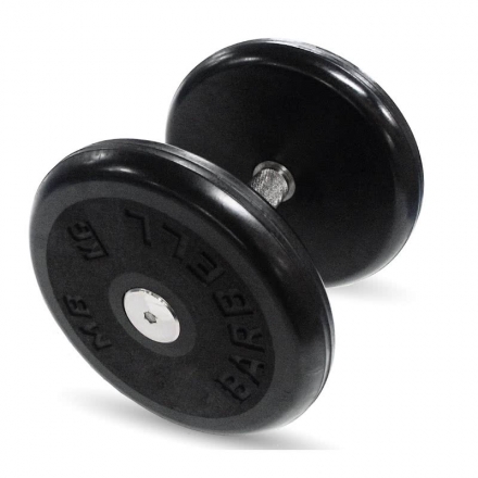 Гантель Barbell 14 кг классик с вращающейся ручкой хром оптом, фото 1
