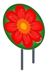 Навес для песочницы Цветок - ИО 7.01.02-01, фото 2 Навес для песочницы Цветок - ИО 7.01.02-01, фото 2