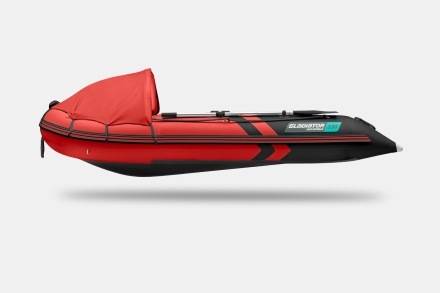 Gladiator C 330 AL ACTIVE Красно-черный моторная лодка ПВХ Алюминиевый пайол оптом, фото 2