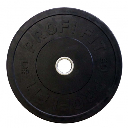 Диск для штанги каучуковый, черный, PROFI-FIT D-51,  5 кг оптом, фото 1