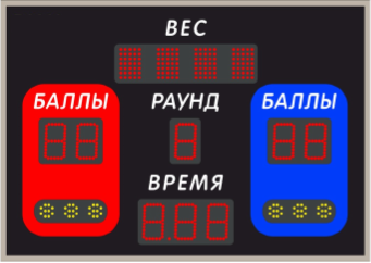 Табло одностороннее для вольной и греко-римской борьбы ТВБ100.8 80.4-IV  оптом, фото 1