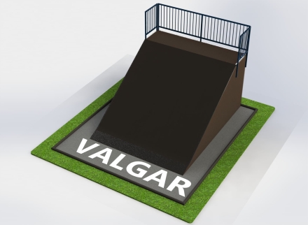 Флэтбенк, разгонная горка прямая с подиумом оптом, фото 1