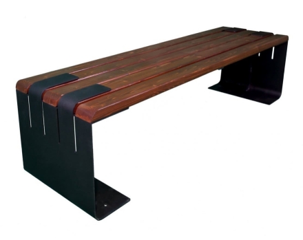 Скамейка уличная Симферополь (банкетка), Лиственница 2 м оптом, фото 5