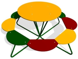 Детский столик Солнышко СП015 для игровой площадки