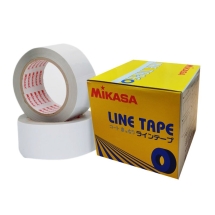 Лента для разметки площадок в залах "MIKASA PP-500-W", полипропилен, шир. 5 см, 2 рулона по 50 м,бел