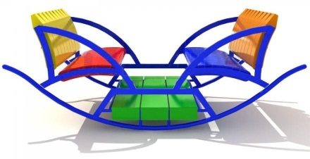 Качалка Лодочка для детской площадки оптом, фото 1