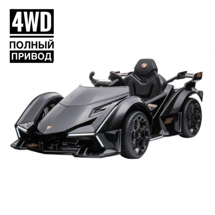Электромобиль Lamborghini Vision Gran Turismo 4WD 12V HL528-LUX черный оптом, фото 1