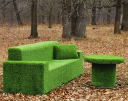 Топиари композиция диван и стол - газон Eco, фото 1