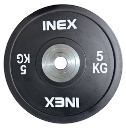 Олимпийский диск в уретане INEX PU Bumper Plate 5 кг , фото 1 Олимпийский диск в уретане INEX PU Bumper Plate 5 кг , фото 1