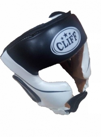 Шлем боксерский CLIFF ULI-5007 закрытый (FLEX) бело-черный р.L оптом, фото 1