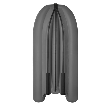 Моторная лодка ПВХ Фрегат 390 FM Jet/L/S (ФМ Джет/Л/С) с фальшбортом Серый оптом, фото 2