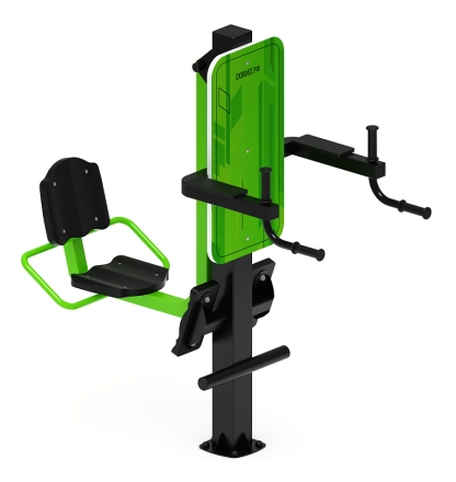 Жим ногами+Брусья (зеленый) - Уличный тренажер - СТ 023-12 оптом, фото 3