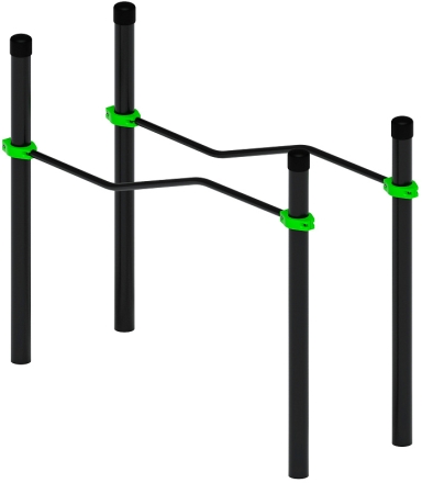 Воркаут ЛОВ 108 зеленый ВТ 102.06-02 оптом, фото 3