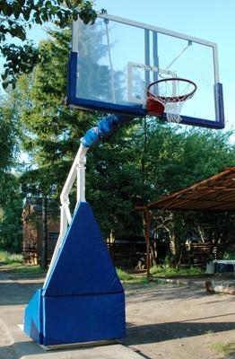 Стойка для баскетбола мобильная складная, игровая, вынос 3,25 м. оптом, фото 2