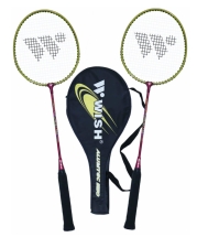 Набор для бадминтона Alumtec 550, 2 ракетки, красный Набор для бадминтона Alumtec 550, 2 ракетки, красный