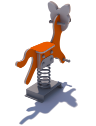 Качалка на пружине КНП-052 для детской площадки, фото 2