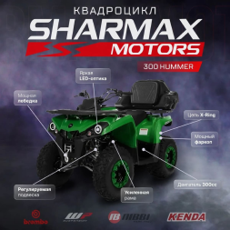 Квадроцикл SHARMAX Hummer 300, фото 2 Квадроцикл SHARMAX Hummer 300, фото 2