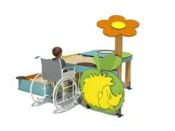 Песочница ДГМ Ёжик для маломобильных групп населения Песочница ДГМ Ёжик для маломобильных групп населения