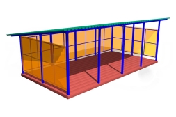 Теневой навес ТНПО 4.8 ТН048 Теневой навес ТНПО 4.8 ТН048