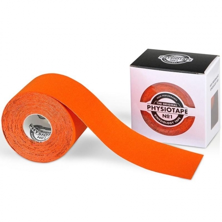 Тейп кинезиологический PhysioTape No.1 Orange, 5 см x 5 м, арт. 100404, оранжевый оптом, фото 1