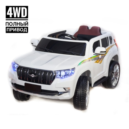 Электромобиль Toyota Prado 4WD белый оптом, фото 1