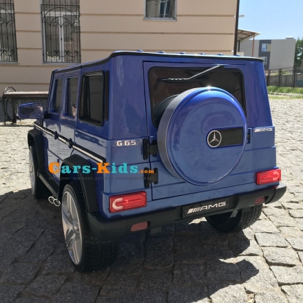 Электромобиль Mercedes-Benz G65 AMG синий оптом, фото 6