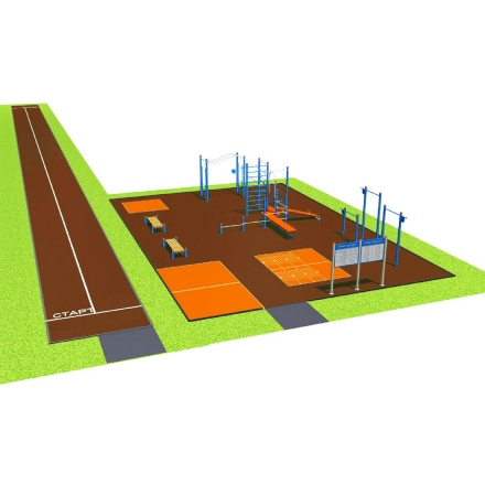 Площадка для физической подготовки. Ступень 2-3 (№2) оптом, фото 1
