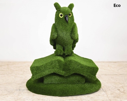 Топиари композиция сова на книге - газон Есо оптом, фото 2