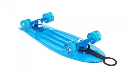 Скейт пластиковый (27X8&quot;) синий  Moove&amp;Fun, PP2708-1 blue оптом, фото 2