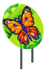 Навес для песочницы Бабочка - ИО 7.01.03-01, фото 1 Навес для песочницы Бабочка - ИО 7.01.03-01, фото 1