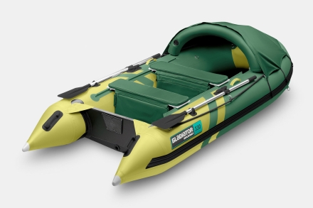 Gladiator C 330 AL ACTIVE Зелено-оливковый моторная лодка ПВХ Алюминиевый пайол оптом, фото 2