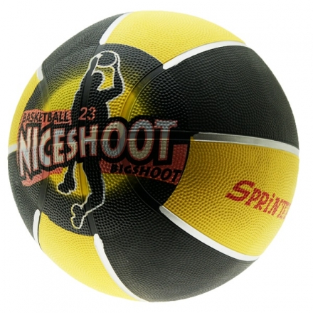 Мяч баскетбольный Sprinter Niceshoot 2035 р. 7 резина оптом, фото 1
