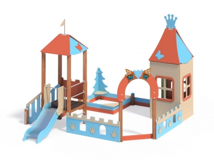 МФ 3.26 Песочный дворик с горкой Н=700 мм оптом, фото 5