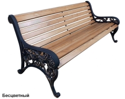 Скамейка парковая Ренессанс, Лиственница 3 м, фото 2