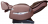 Домашнее массажное кресло Richter Compact Brown оптом