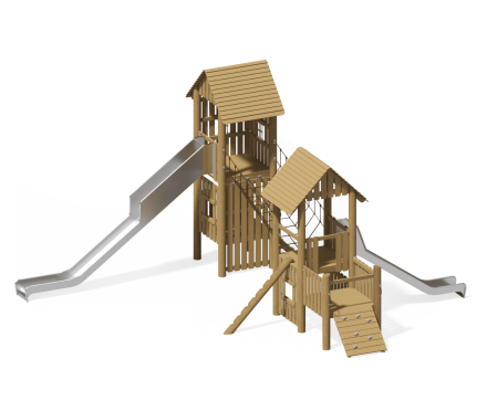 Игровой комплекс Эко ИК-237 для детской площадки оптом, фото 2