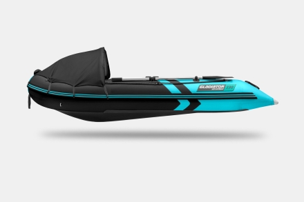 Gladiator C 330 AL ACTIVE Черно-бирюзовый моторная лодка ПВХ Алюминиевый пайол оптом, фото 3