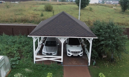 Навес для машин ГРИНФИЛД Базовая комплектация оптом, фото 2