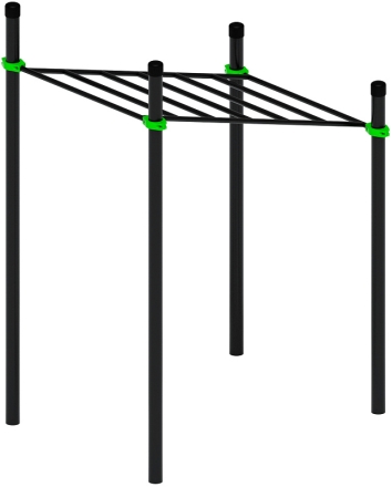 Воркаут ЛОВ 108 зеленый ВТ 102.07-02 оптом, фото 4