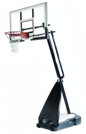 Баскетбольная стойка мобильная, стекло Spalding 54&quot; Glass Hybrid Portable, 71674CN  оптом, фото 1