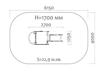 Горка Медуза 08021 H=650 для детской площадки оптом, фото 4