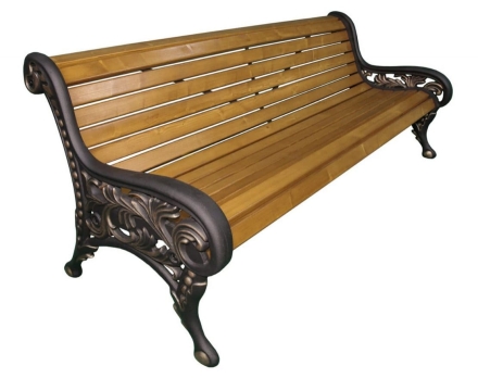 Скамейка парковая Новая Москва, Сосна 0,6 м оптом, фото 4