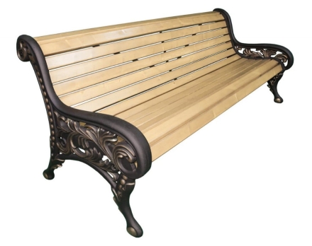 Скамейка парковая Новая Москва, Сосна 0,6 м оптом, фото 1