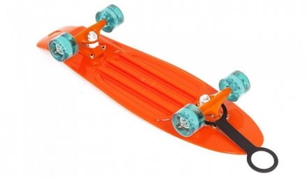 Скейт пластиковый (27X8&quot;)  оранжевый, Moove&amp;Fun  PP2708-1 orange оптом, фото 2
