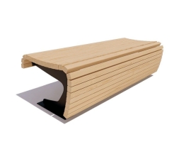 Банкетка Сквер, Лиственница 1,2 м, фото 2 Банкетка Сквер, Лиственница 1,2 м, фото 2