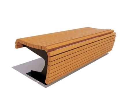 Банкетка Сквер, Лиственница 1,2 м оптом, фото 4